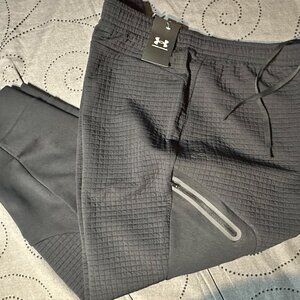 UNDER ARMOUR UNSTOPPABLE SEMI SPHERE BLACK JOGGER PANTS SIZE 3XL L OR M MEN $110